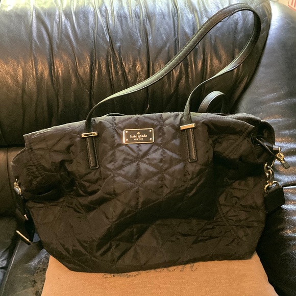 Kate Spade Black Quilted Bag - Picture 1 of 10